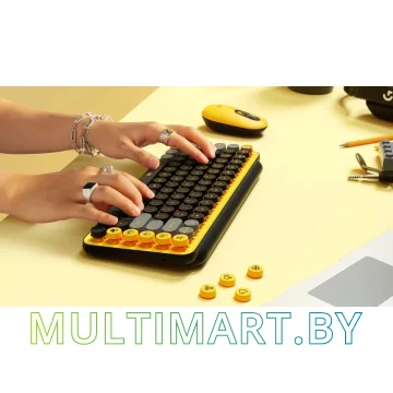 Клавиатура Logitech Pop Keys Blast картинка 5